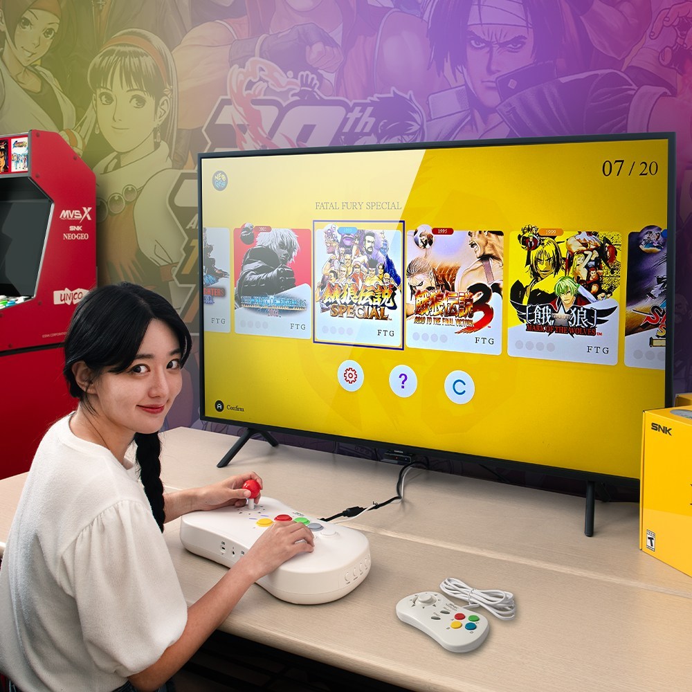 SNK 네오지오 아케이드 스틱 프로: 집에서의 아케이드 게임 전설