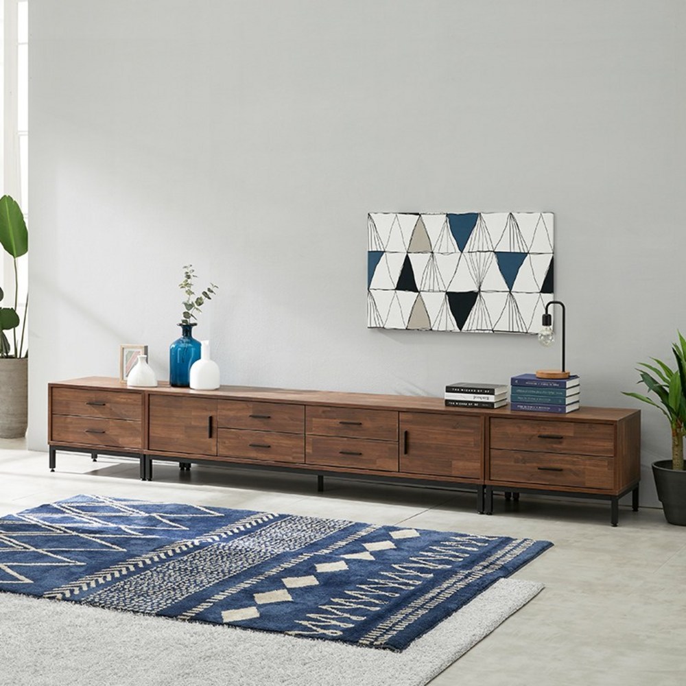 세련된 디자인과 실용성을 갖춘 지베스 프리모 3000 거실장 세트, 지금 바로 득템하세요!