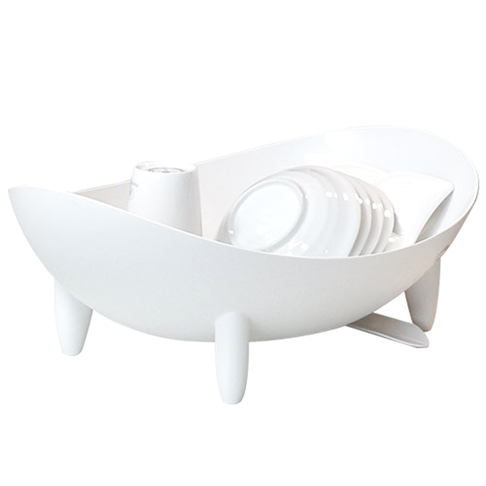 주방을 스타일리시하게! 올리빙 커브 와이드 물빠짐 식기건조대로 공간 효율과 디자인, 위생까지 한 번에!