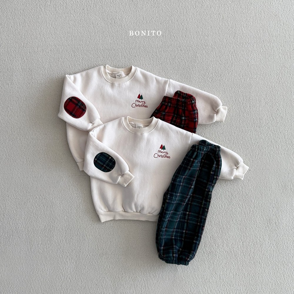 (+베베)보니토 크리스마스빵떡set(바지) 유아 아동 남아 여아 돌아기 키즈 상하세트 상하복세트 겨울신상 기모상하복 등원복 얼집룩 문센룩 크리스마스룩