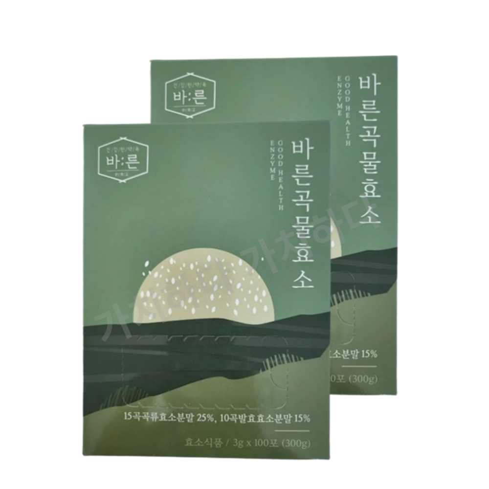 바른 곡물효소 누룽지맛, 3g, 90개