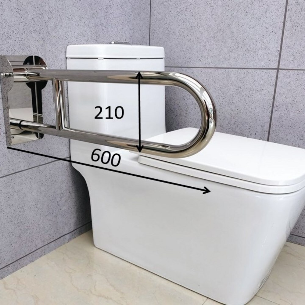 장애인과 노인의 욕실 편의와 안전을 위한 필수 아이템: SUS 상하가동식 손잡이