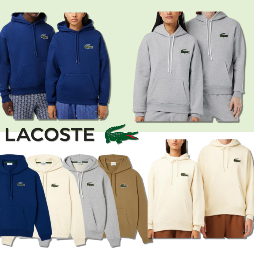 라코스테 빅로고 루즈핏 후드티, 스타일과 편안함을 겸비한 데일리 필수템!