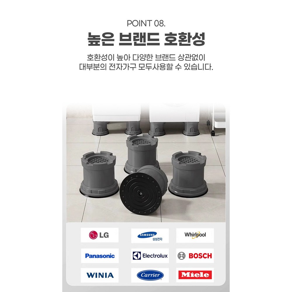 흔들림 없는 평온, 365사이트 세탁기 받침대로 완성하는 스마트 홈 라이프