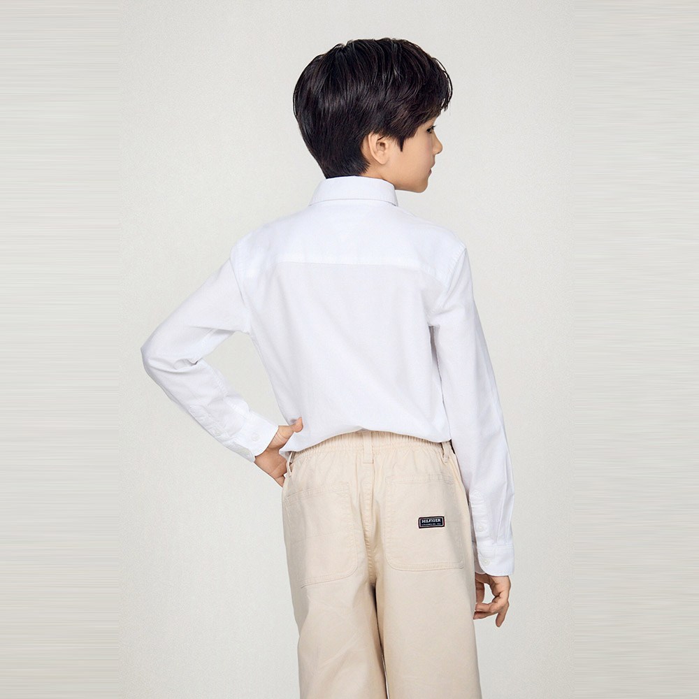 클래식한 디자인과 편안한 착용감의 완벽한 조화, 타미힐피거 베이직 스트레치 옥스포드 셔츠