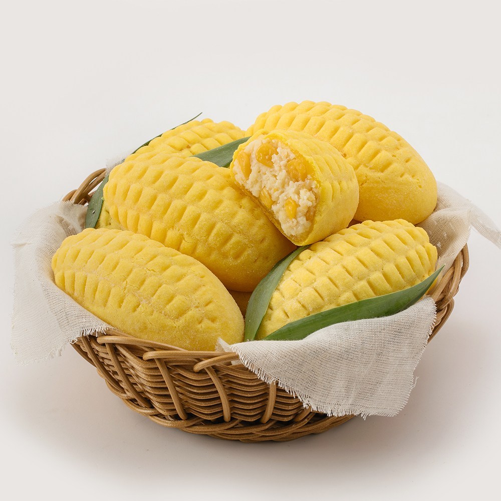 달콤하고 쫄깃한 리얼 옥수수빵으로 맛있는 즐거움을 만끽하세요!