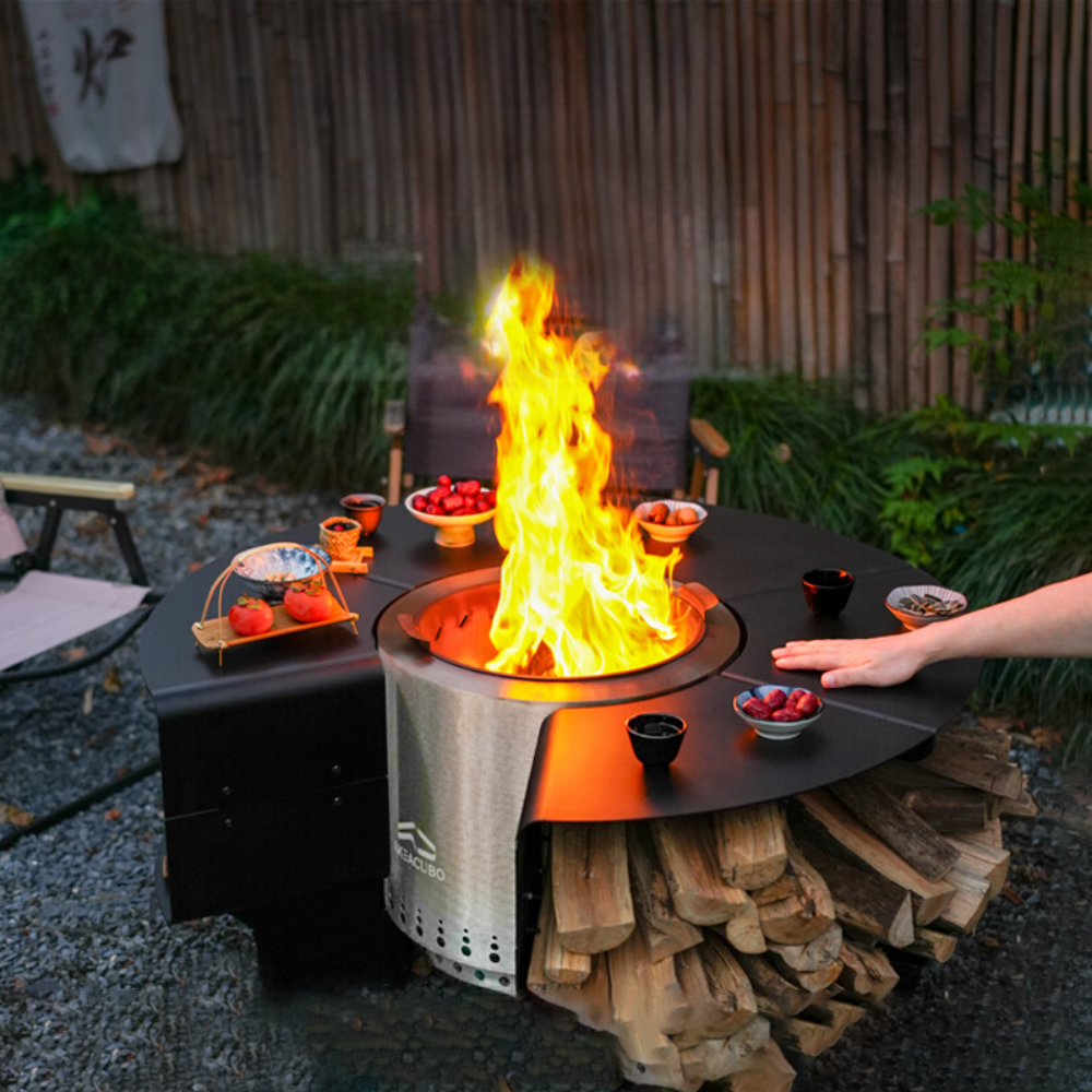 불꽃처럼 뜨거운 감성을 담아내는 온파이어 대형 숯불 화로대 테이블
