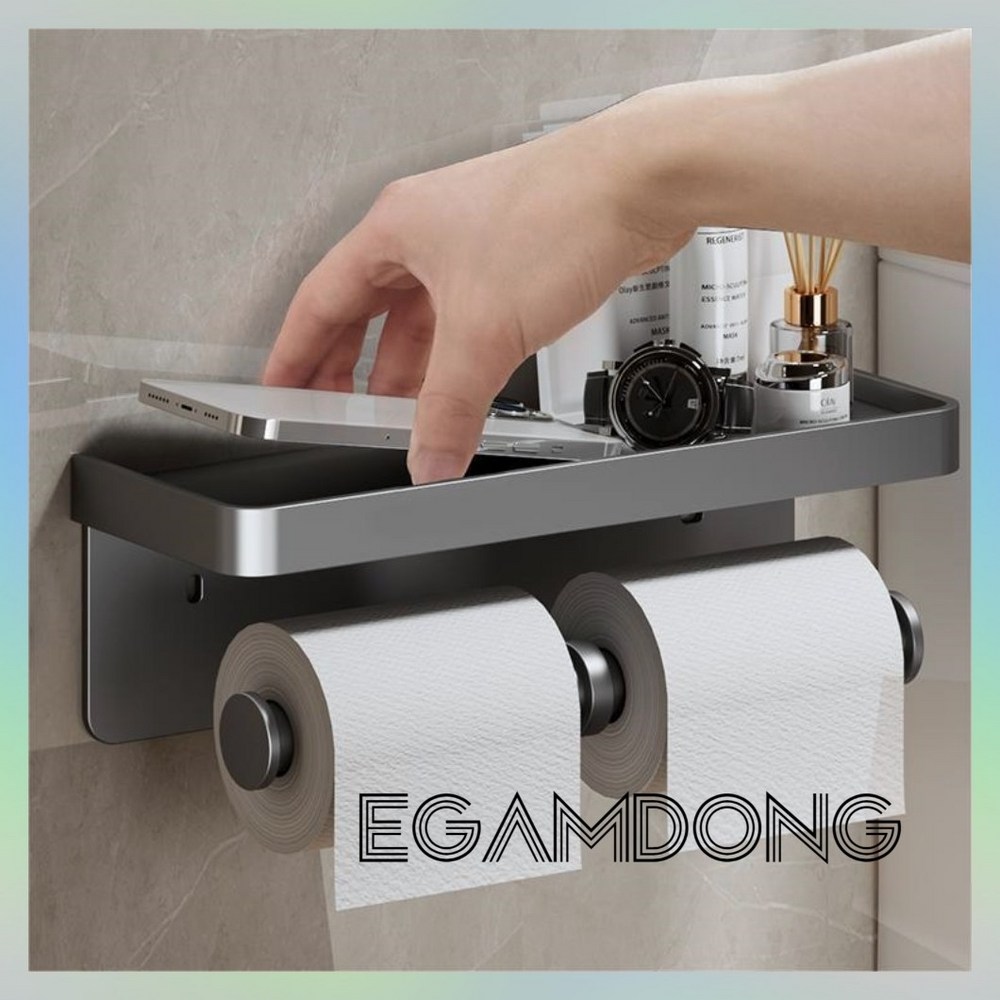 욕실의 혁명! 센스짱 휴지걸이로 매일의 불편함 제거