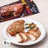 그릴리 직화치킨 닭가슴살 블랙페퍼, 105g, 1개입, 6개