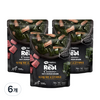 하림펫푸드 더리얼 퀴진 강아지 파우치, 소, 100g, 6개