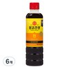 몽고간장 진, 500ml, 6개