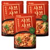 샘표 매콤칼칼 샤브샤브 육수, 200g, 3개