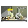 더함 4K UHD QLED DLG 120Hz 돌비 AI 스마트 구글5.0 TV, 165cm(65인치), UA651QLED Google5.0 120Hz 2025, 벽걸이형, 방문설치