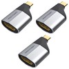 벤션 4K C타입 to HDMI V2.0 미러링 젠더 스트랩형, 3개