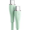 벤션 소프트 실리콘 100W PD C to C타입 고속충전케이블 TAW, 1.5m, 그린, 1개