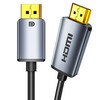 SAMZHE 프리미엄 4K DP to HDMI 케이블, 1개, 3m