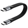 케이블타임 USB4 8K 40Gbps 240W C to C타입 플랫 고속 충전 케이블 썬더볼트 3 4 호환 CU45B, 혼합색상, 1개, 13cm