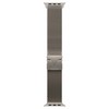 Apple 정품 애플워치 티타늄 밀레니즈 루프, 내추럴, 49mm, Small, 1개