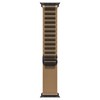 Apple 정품 애플워치 알파인 루프, 데저트 / 블랙 티타늄, 49mm, Large, 1개