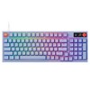 로지텍 코리아 로지텍G G316 X 98 게이밍 유선 기계식 키보드, 라일락, 920-014264, 갈축