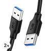 케이블타임 USB3.0 A타입-A타입 연장 케이블 Max 5Gbsp CA10, 2개, 2m