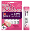 하림펫푸드밥이보약 고양이 하루양갱 걱정없는 유리너리 간식, 닭가슴살, 56g, 4개
