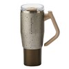 오슬로 리볼브 G 회전 핸들 텀블러, 도트브라운, 950ml, 1개