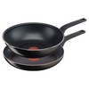 테팔 티타늄 1X 액티쿡 프라이팬 + 볶음팬 세트, 블랙커피, 프라이팬 (28cm) + 볶음팬 (28cm), 1세트