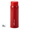 오슬로 미니 텀블러, 레드, 200ml, 4개
