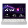 LG전자 2026 그램 AI 14 라이젠 AI 400 시리즈 방문설치, 14Z95U-GS5HK, WIN11 Home, 16GB, 512GB, 실버