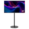 와이드뷰 FHD LED 안드로이드11 구글 TV + 삼탠바이미 V3 스탠드 세트, EKW43FA11(TV), EKWBYME78B(스탠드), 고객직접설치, 이동형 스탠드, 109cm(43인치)