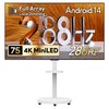 더함 4K UHD 구글 5.0 이동식 288Hz 스마트TV 패키지, UA751MINILED N10S Google5.0 288Hz, 방문설치, 이동형 스탠드, 191cm(75인치)