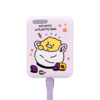 카카오프렌즈 데일리 고속충전 맥세이프 보조배터리 10000mAh, 춘식이 퍼플, P24-MSPB10K01