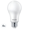 필립스 LED 벌브 12.2W 9290037943, 전구색, 4개
