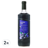 네이쳐티 블루베리시럽, 2개, 1L