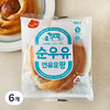 삼립 순우유 연유요팡, 80g, 1개입, 6개