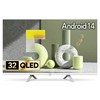더함 CHiQ FHD QLED 화이트에디션 돌비 AI 구글 5.0 스마트TV, 81cm(32인치), NA321QLED, 스탠드형, 고객직접설치