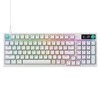 로지텍 코리아 G316 X 98 게이밍 유선 기계식 키보드, 화이트, YU1004, 갈축