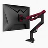 카멜마운트 싱글 게이밍 디자인 모니터 거치대 MPS1GBU, 버건디, 1개