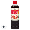 몽고간장 깊은맛 홍게간장 소스, 4개, 500ml