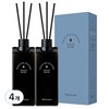 밀크바오밥 시그니처 대용량 디퓨저, 화이트머스크, 500ml, 4개