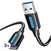 벤션 USB3.2 10Gbps USB AM to AF 초고속 연장케이블, 3개, 1m