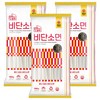 몽고식품 곰표 비단 소면, 900g, 3개