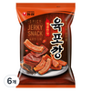 농심 육포깡 매콤한맛, 90g, 6개