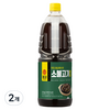 몽고식품 맛집 황금레시피 소불고기 양념, 2kg, 2개