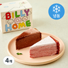빌리엔젤 초코&딸기 크레이프 조각케이크(냉동), 110g, 4개