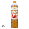 몽고간장 깊은맛 홍게백간장 소스, 3개, 840ml