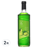 네이쳐티 라임시럽, 1L, 2개