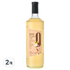 네이쳐티 zero 헤이즐넛 시럽, 2개, 1L