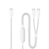 앤커 USB-C to C 140W 2-in-1 케이블 A8895, 1개, 화이트, 1.8m